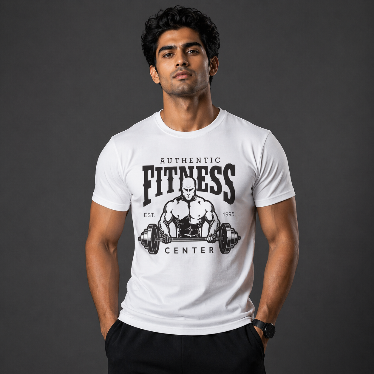 Authentic Fitness Gym T-Shirt