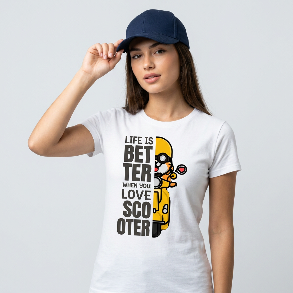 Female Scooter Lover T-Shirt